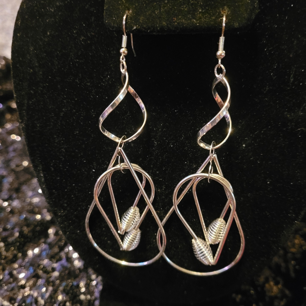 Silver Statement Earrings